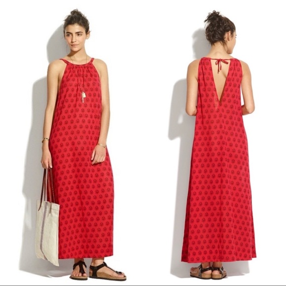 Madewell Dresses & Skirts - Madewell Red Maxi Dress